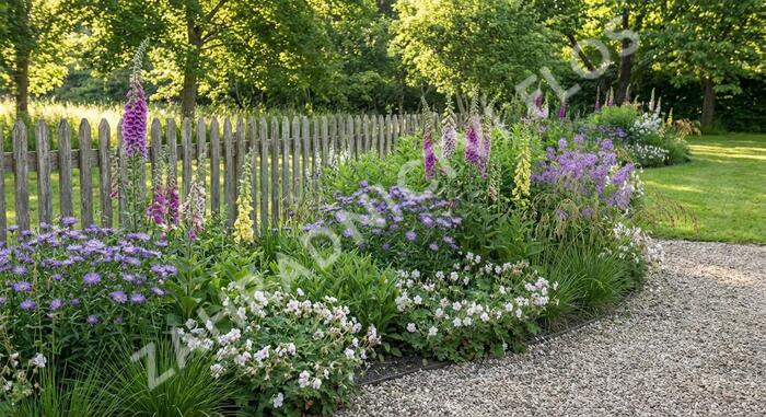 Trvalkový záhon do polostínu Barevný soumrak - Barevný soumrak