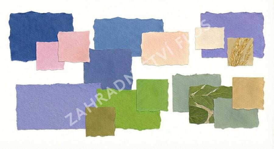 Trvalkový záhon do polostínu Barevná nezávislost - Barevná nezávislost