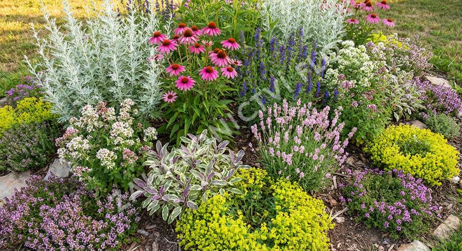 Bylinkový záhon Bylinková zahrádka - Bylinková zahrádka