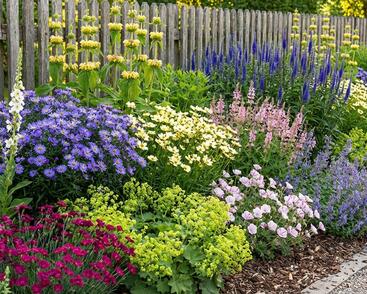 Trvalkový záhon na slunce Domácí kvítí