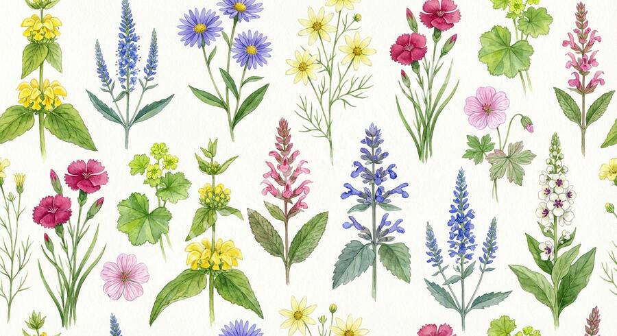 Trvalkový záhon na slunce Domácí kvítí - Domácí kvítí