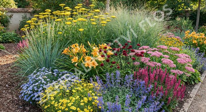 Trvalkový záhon na slunce Květinový kaleidoskop - Květinový kaleidoskop