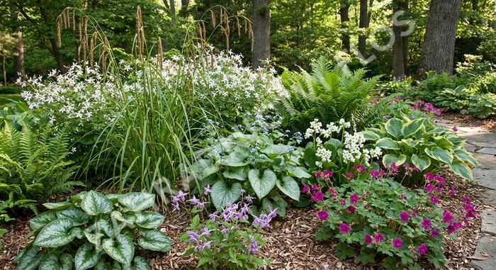 Trvalkový záhon do stínu Lesní pohádka - Lesní pohádka