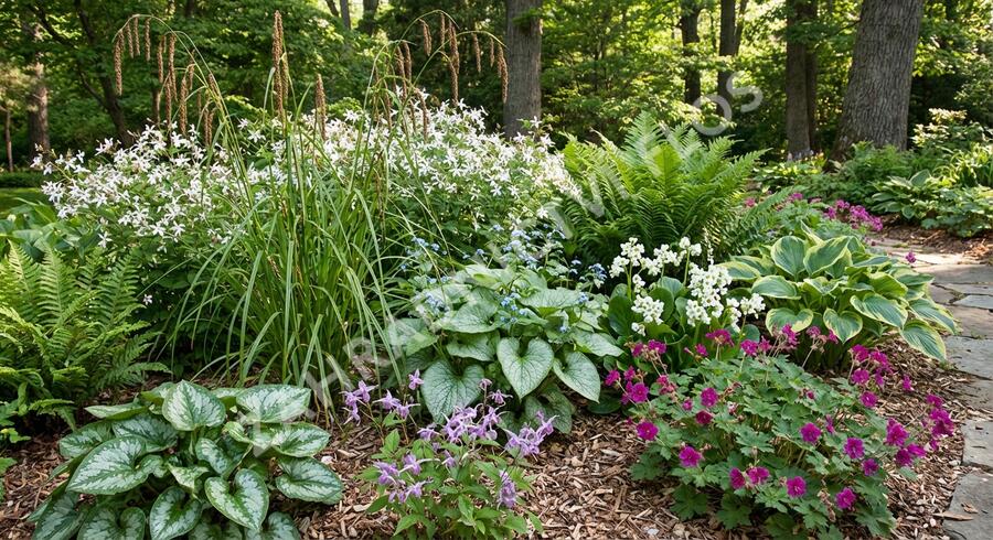 Trvalkový záhon do stínu Lesní pohádka - Lesní pohádka