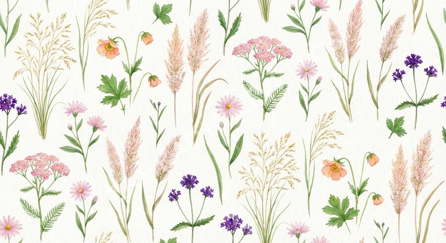 Trvalkový záhon na slunce Moderní luční zahrada - Moderní luční zahrada