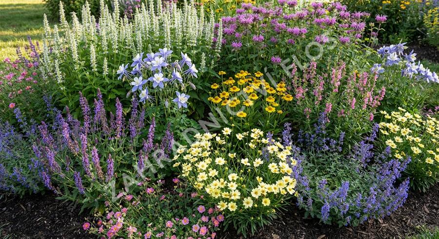 Trvalkový záhon na slunce Ráj včel - Ráj včel