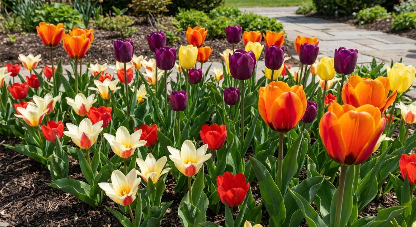3 rané tulipány