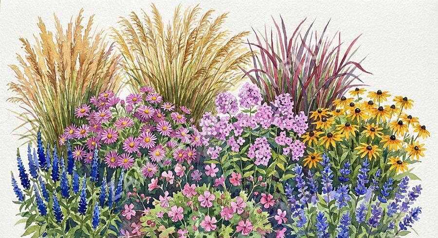 Trvalkový záhon na slunce Slunečné léto - Slunečné léto