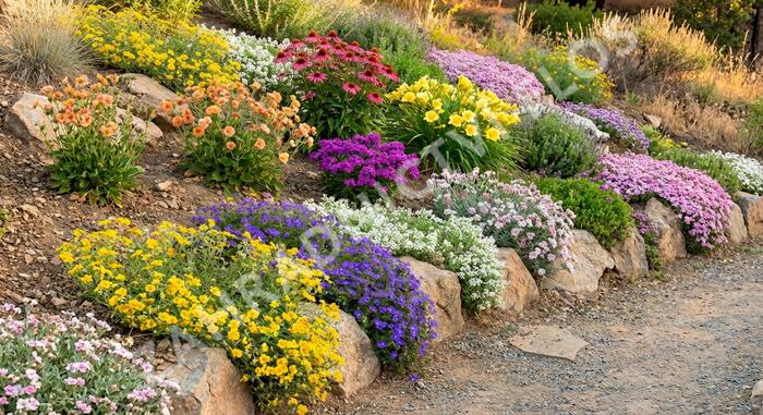 Trvalkový záhon na slunce Slunná stráň - Slunná stráň