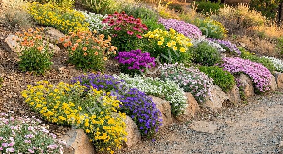 Trvalkový záhon na slunce Slunná stráň - Slunná stráň