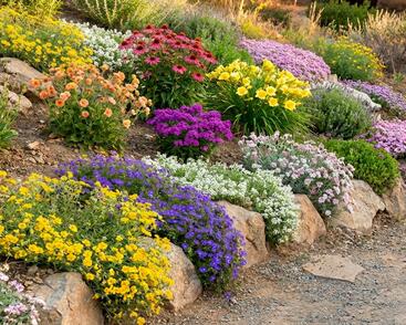 Trvalkový záhon na slunce Slunná stráň