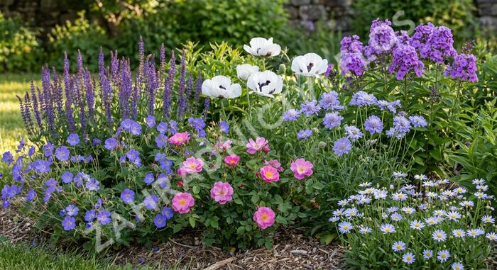 Trvalkový záhon na slunce Venkovská zahrada - Venkovská zahrada