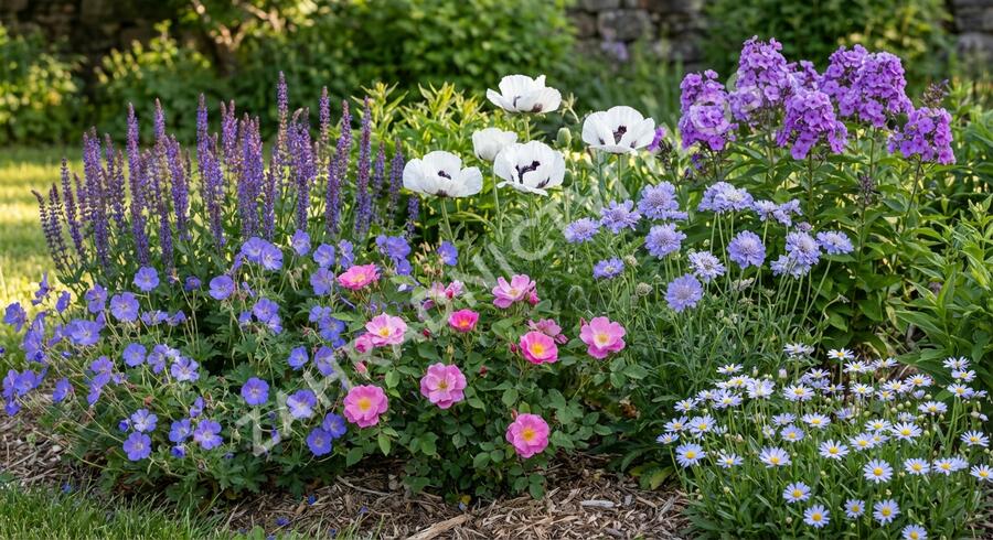 Trvalkový záhon na slunce Venkovská zahrada - Venkovská zahrada