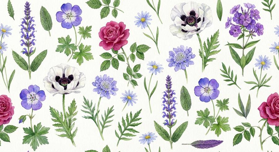 Trvalkový záhon na slunce Venkovská zahrada - Venkovská zahrada