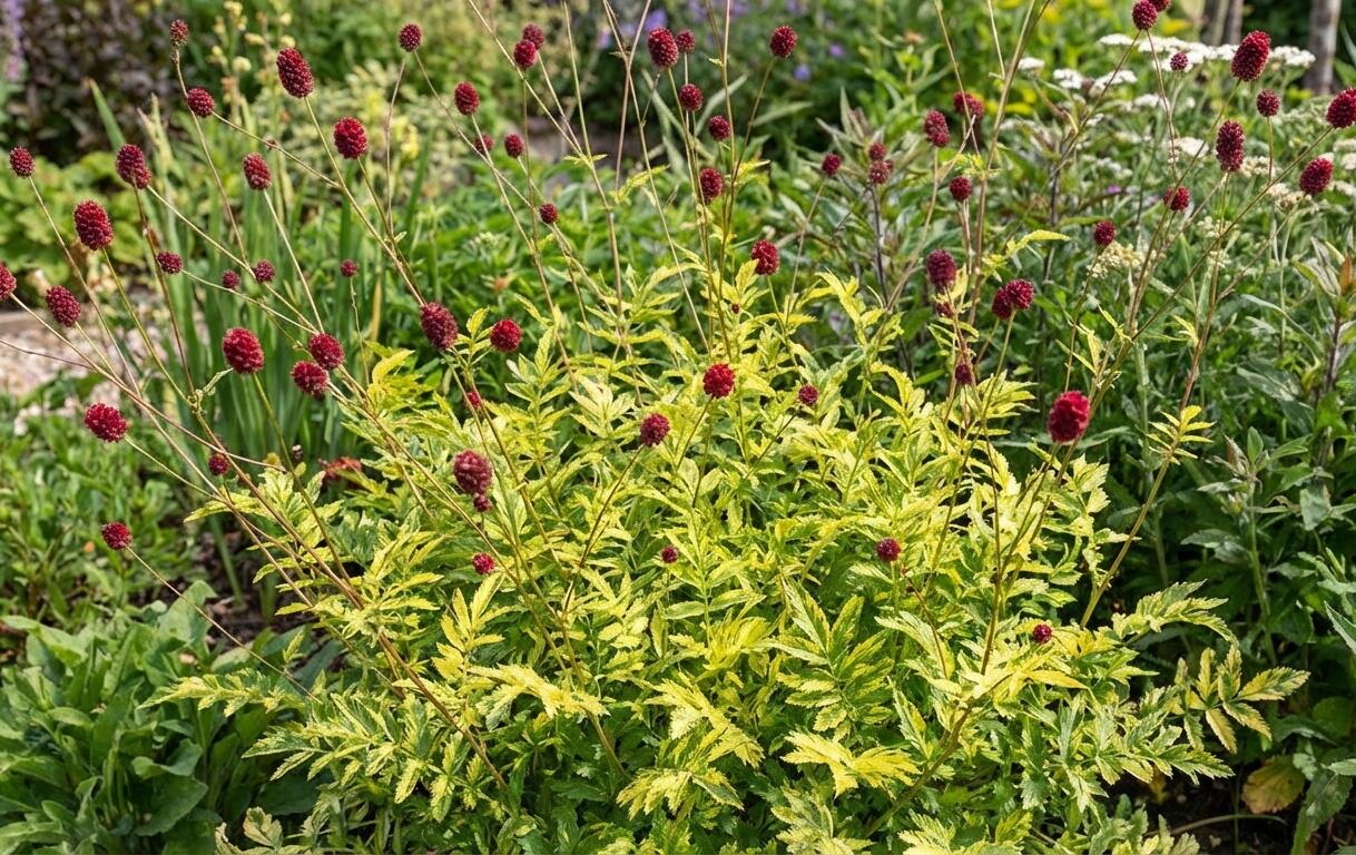 Krvavec toten 'Lemon Splash' - Sanguisorba officinalis 'Lemon Splash'