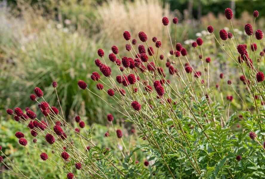 Krvavec toten 'Crimson Queen' - Sanguisorba officinalis 'Crimson Queen'