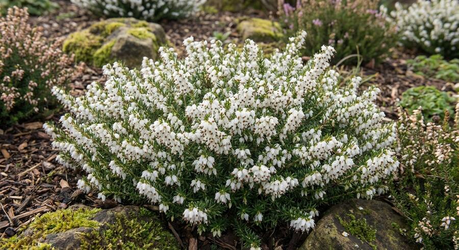Vřesovec darlejský 'Kramer's White' - Erica darleyensis 'Kramer's White'