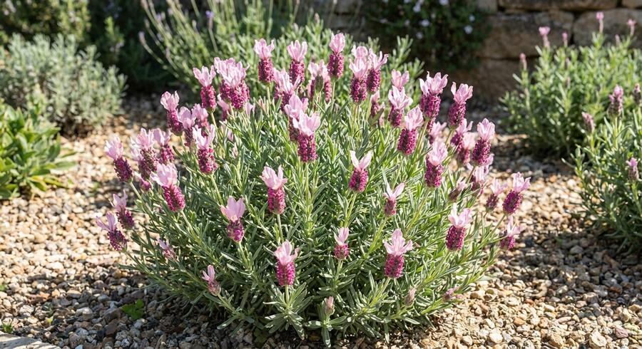 Levandule korunkatá 'Lovendula Light Pink' - Lavandula stoechas 'Lovendula Light Pink'