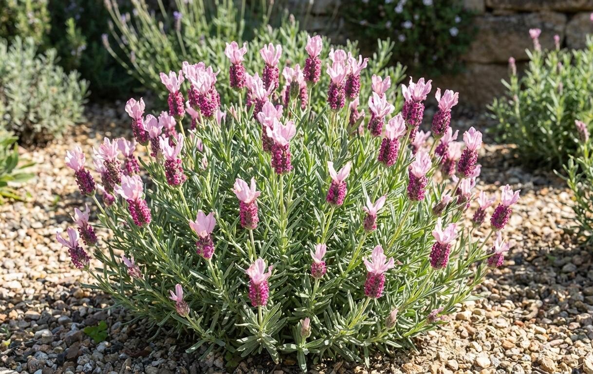Levandule korunkatá 'Lovendula Light Pink' - Lavandula stoechas 'Lovendula Light Pink'