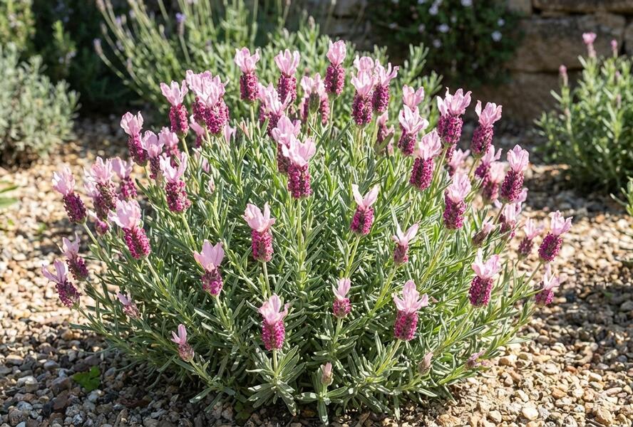 Levandule korunkatá 'Lovendula Light Pink' - Lavandula stoechas 'Lovendula Light Pink'