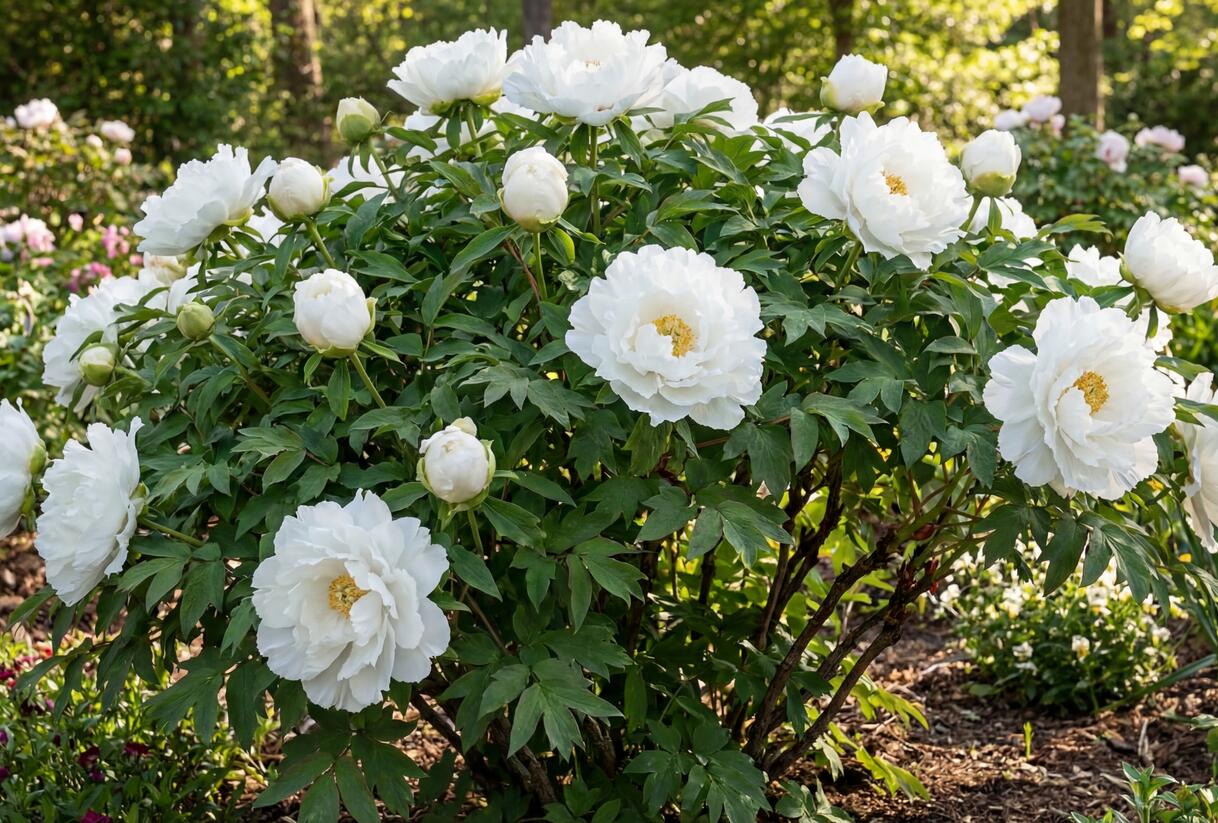 Pivoňka dřevitá 'Okinajishi' - Paeonia suffruticosa 'Okinajishi'