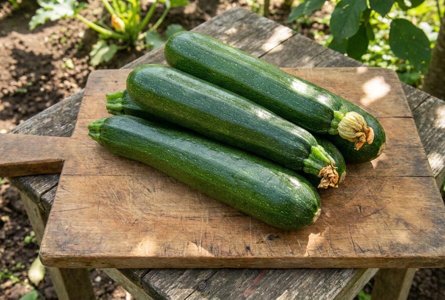 Cuketa 'Kimber' F1 - roubovaná - Cucurbita pepo v. giromontina 'Kimber' F1 - roubovaná
