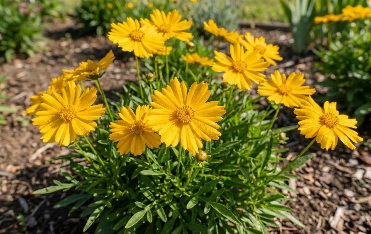 Krásnoočko velkokvěté 'Castello Compact Yellow' - Coreopsis grandiflora 'Castello Compact Yellow'