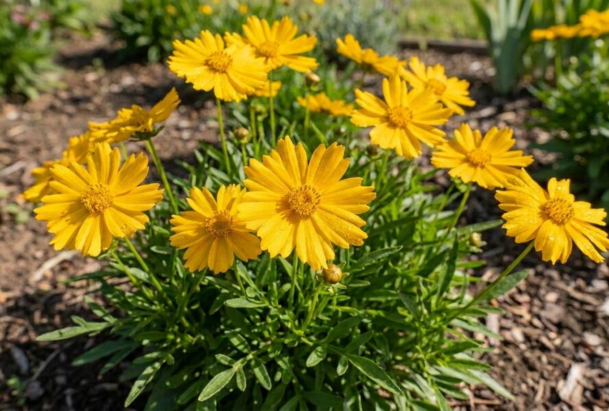 Krásnoočko velkokvěté 'Castello Compact Yellow' - Coreopsis grandiflora 'Castello Compact Yellow'