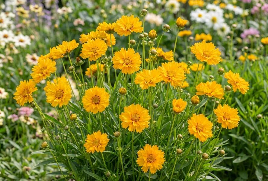 Krásnoočko velkokvěté 'Andiamo Semi Double' - Coreopsis grandiflora 'Andiamo Semi Double'