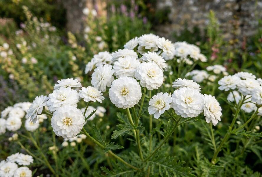 Řebříček bertrám 'Noblesse' - Achillea ptarmica 'Noblesse'