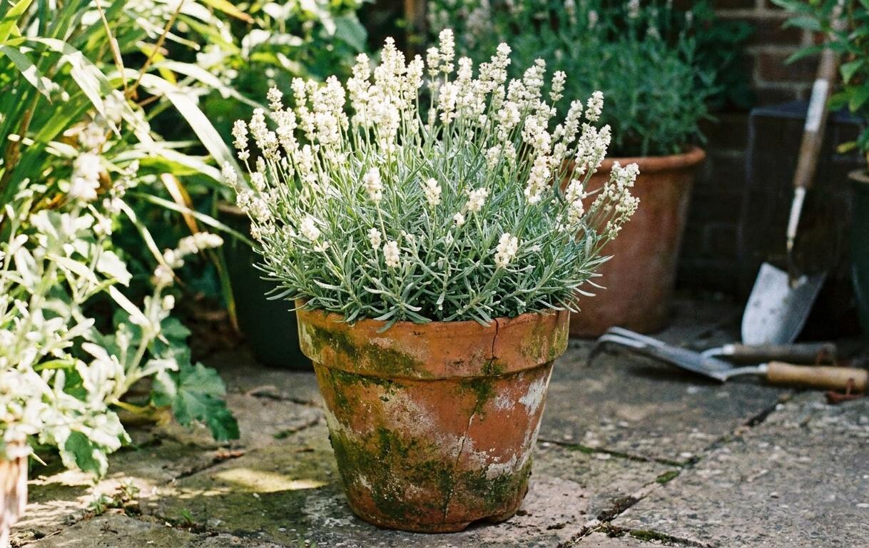 Levandule úzkolistá 'Not Normal Compact White' - Lavandula angustifolia 'Not Normal Compact White'