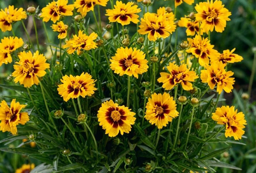 Krásnoočko velkokvěté 'Solena Red & Gold' - Coreopsis grandiflora 'Solena Red & Gold'