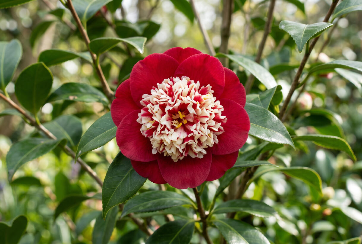 Kamélie japonská 'Bokuhan' - Camellia japonica 'Bokuhan'