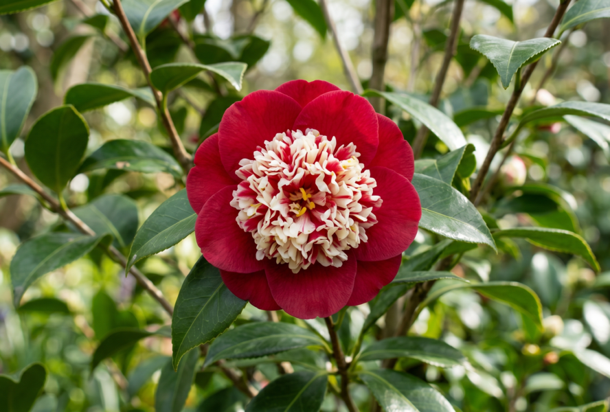 Kamélie japonská 'Bokuhan' - Camellia japonica 'Bokuhan'