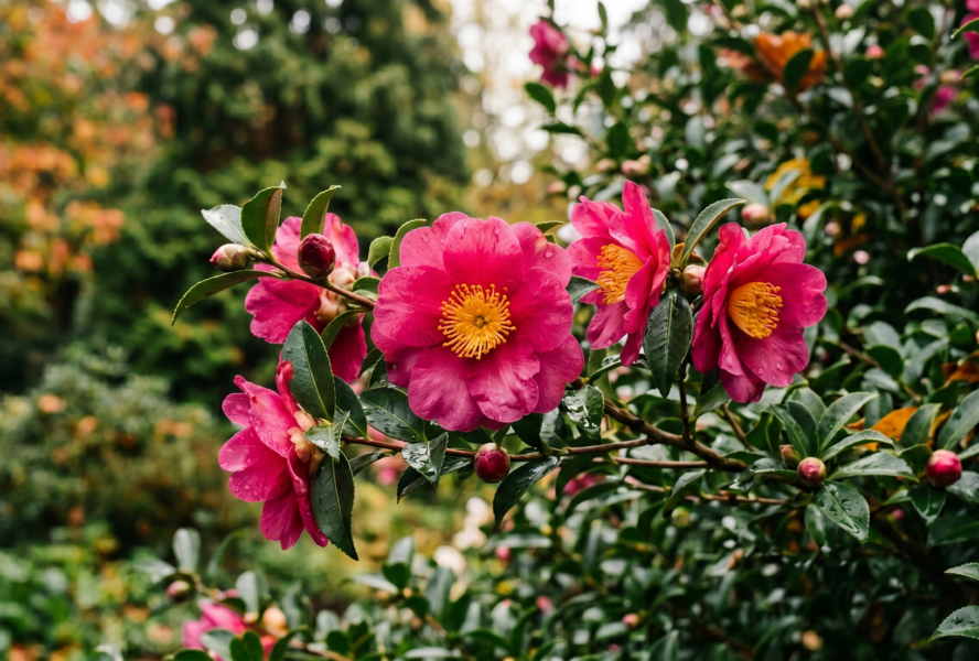 Kamélie sazanka - Camellia sasanqua