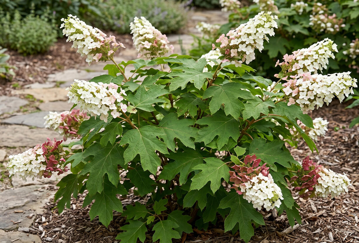 Hortenzie dubolistá 'Applause' - Hydrangea quercifolia 'Applause'