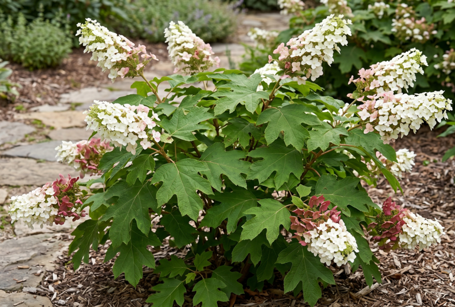 Hortenzie dubolistá 'Applause' - Hydrangea quercifolia 'Applause'