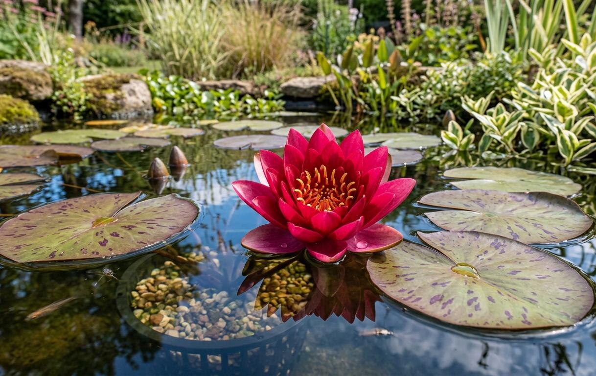 Leknín 'James Brydon' - Nymphaea 'James Brydon'