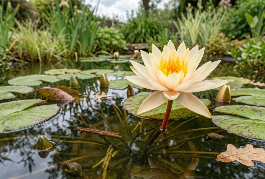 Leknín 'Concordia' - Nymphaea 'Concordia'
