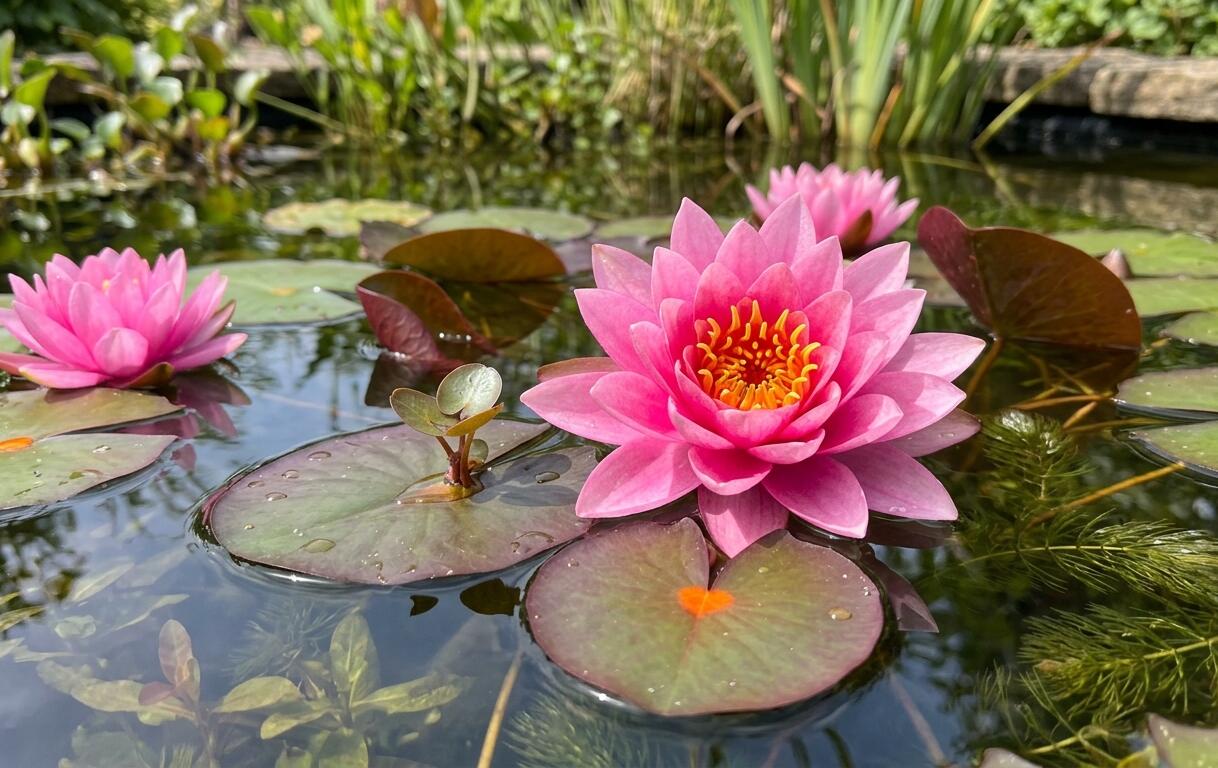 Leknín 'Perry's Viviparous Pink' - Nymphaea 'Perry's Viviparous Pink'
