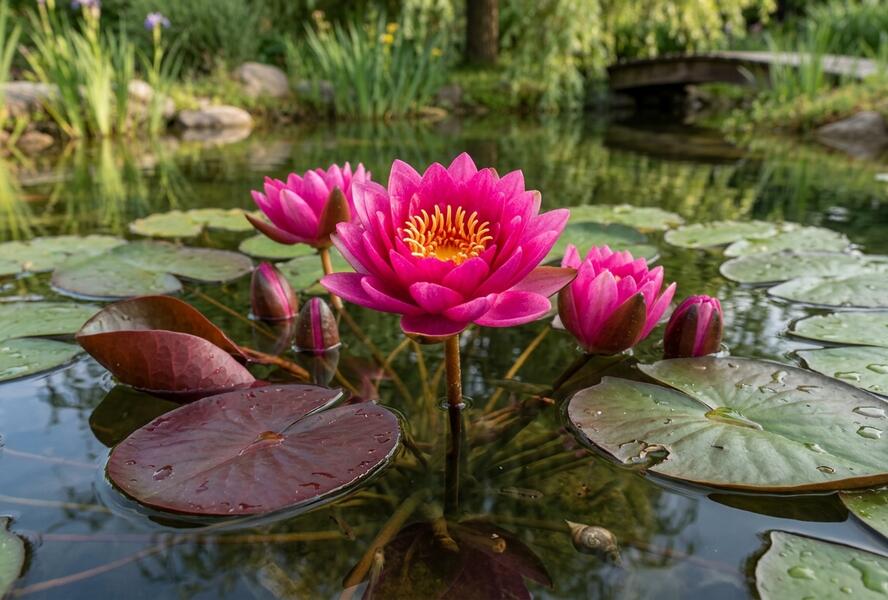 Leknín 'Mayla' - Nymphaea 'Mayla'