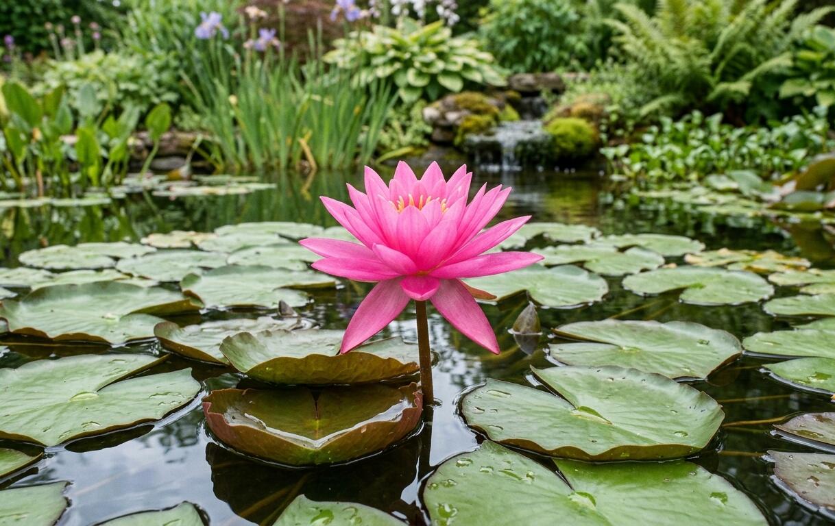 Leknín 'Pink Silk' ISG - Nymphaea 'Pink Silk' ISG