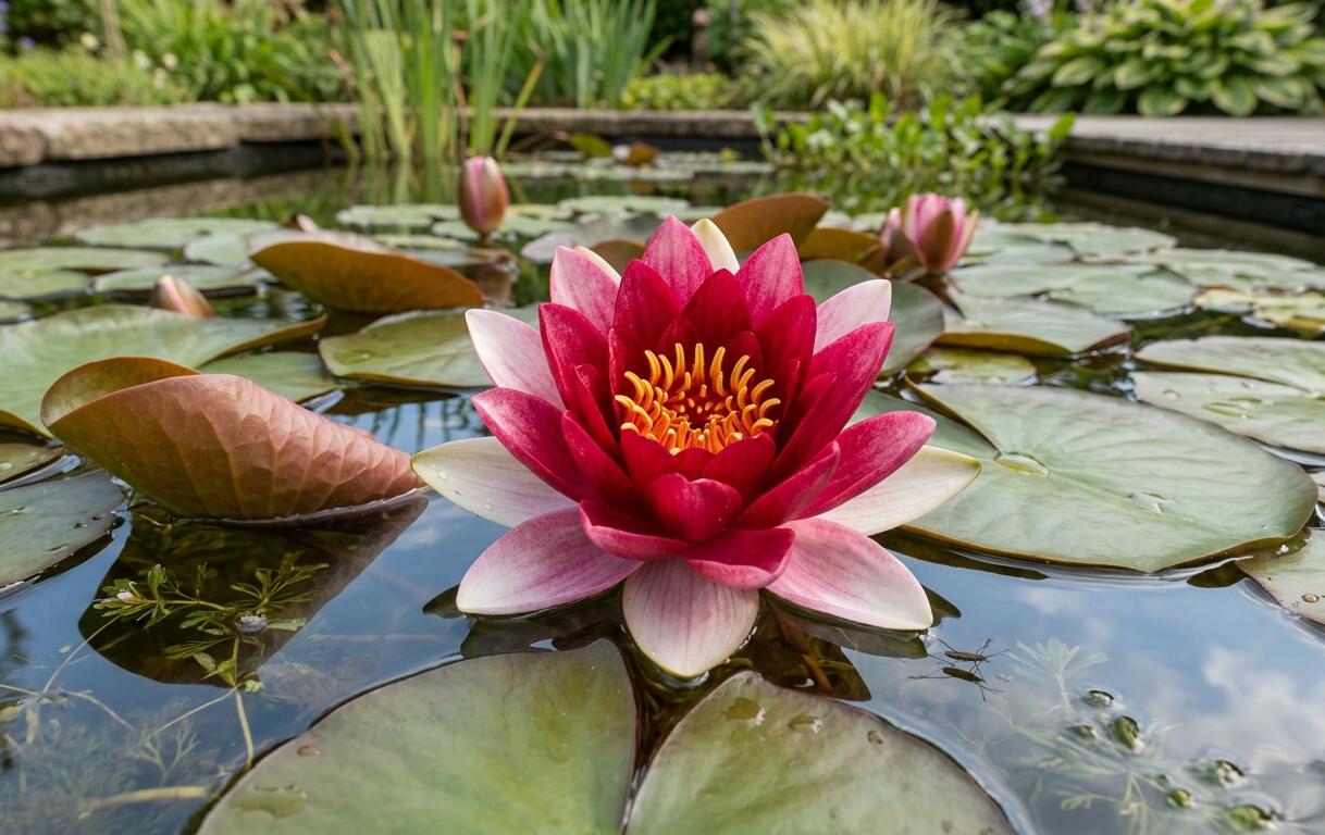 Leknín 'Conqueror' - Nymphaea 'Conqueror'