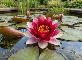 Leknín 'Conqueror' - Nymphaea 'Conqueror'