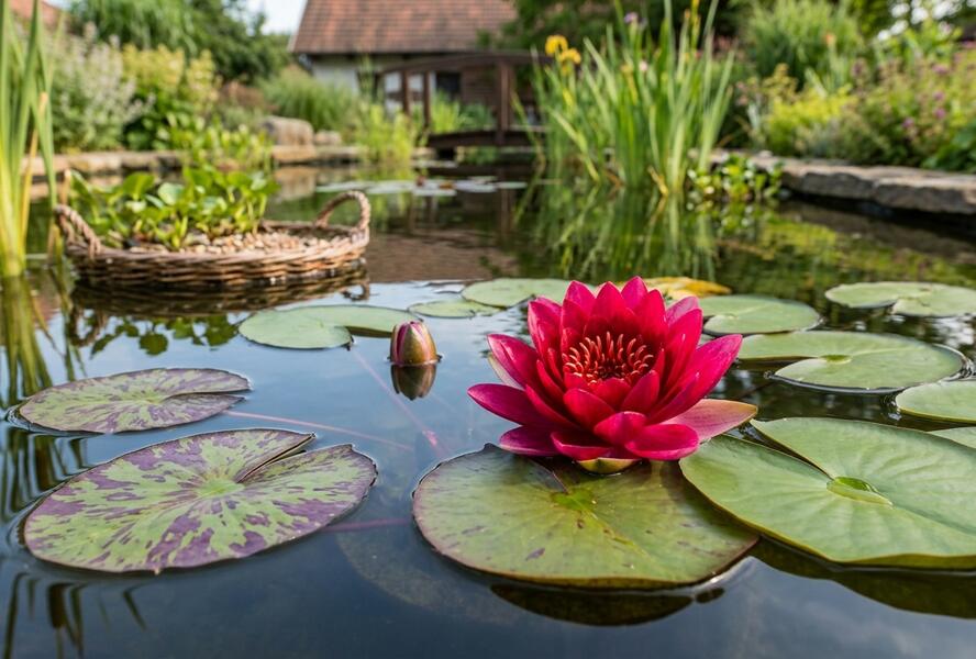 Leknín 'Laydekeri Fulgens' - Nymphaea 'Laydekeri Fulgens'