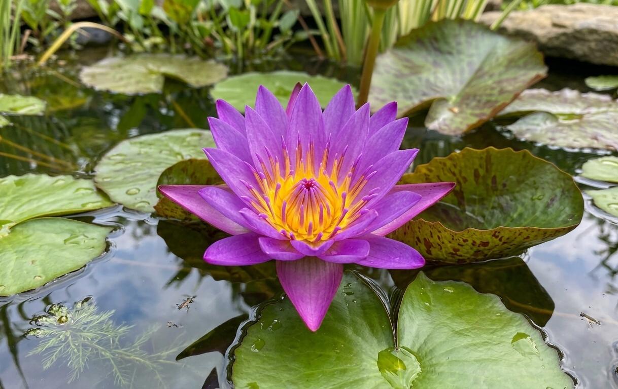 Leknín 'Purple Cup' ISG - Nymphaea 'Purple Cup' ISG