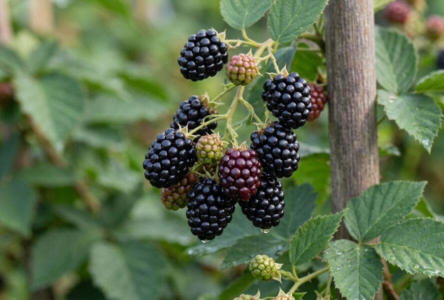 Ostružiník beztrnný 'Little Black Prince' - Rubus fruticosus 'Little Black Prince'