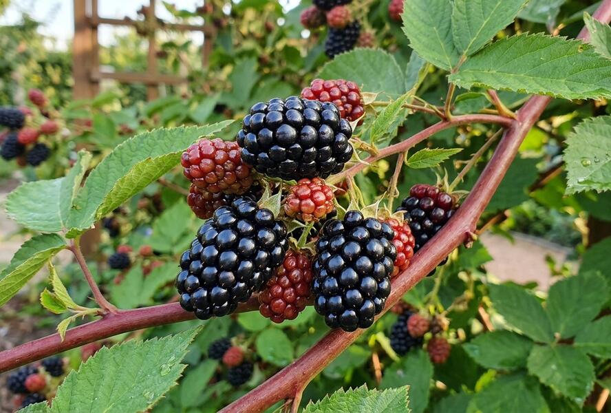 Ostružiník beztrnný 'Čačanská beztrnná' - Rubus fruticosus 'Čačanská beztrnná'