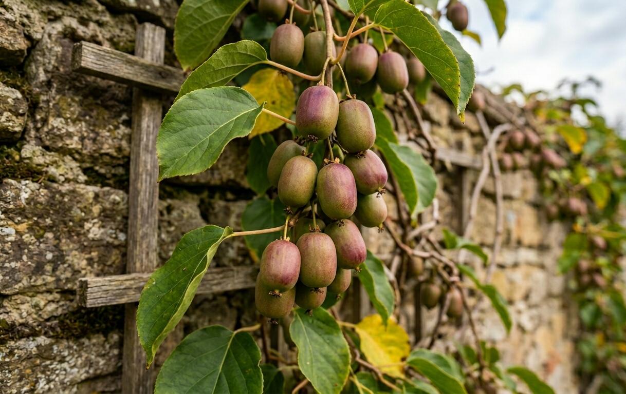 Aktinidie význačná, kiwi - samičí 'Domino' - Actinidia arguta 'Domino'