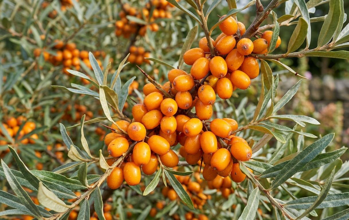 Rakytník řešetlákový samičí 'Eva' - Hippophae rhamnoides 'Eva'